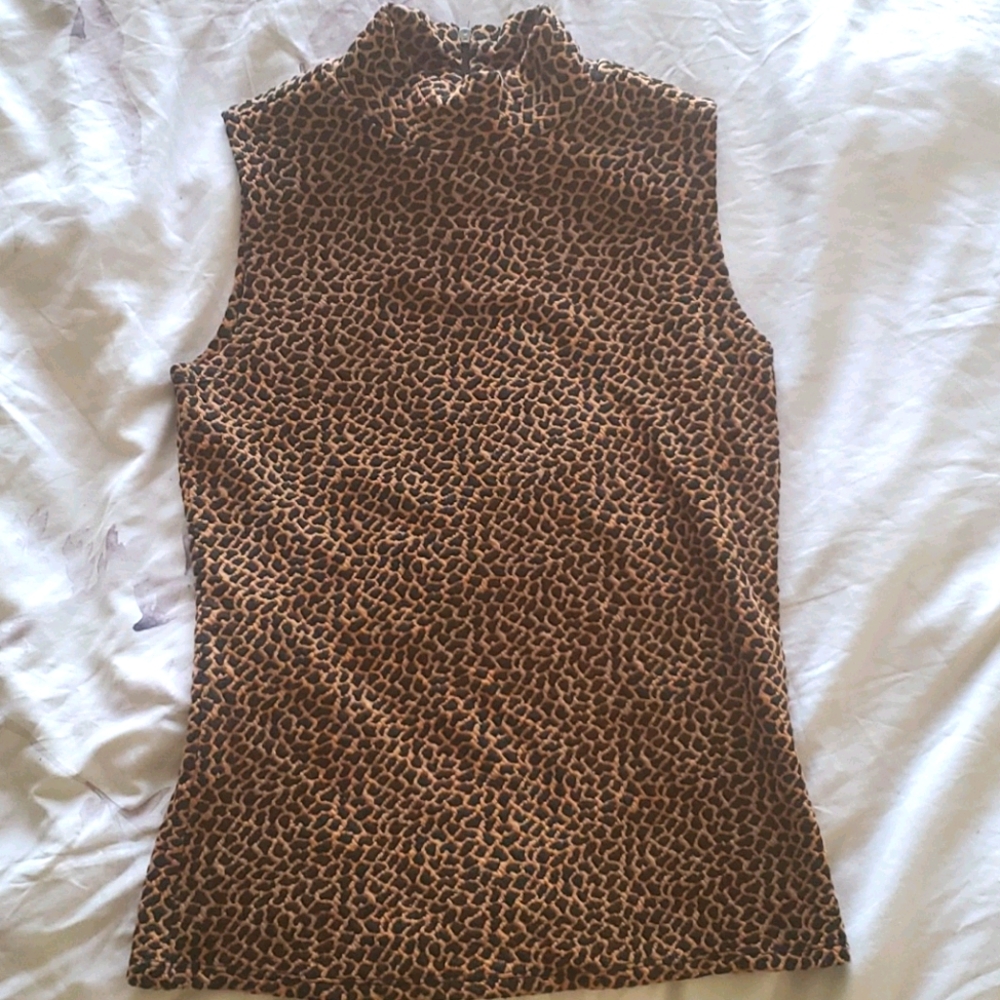 Cheetah print top